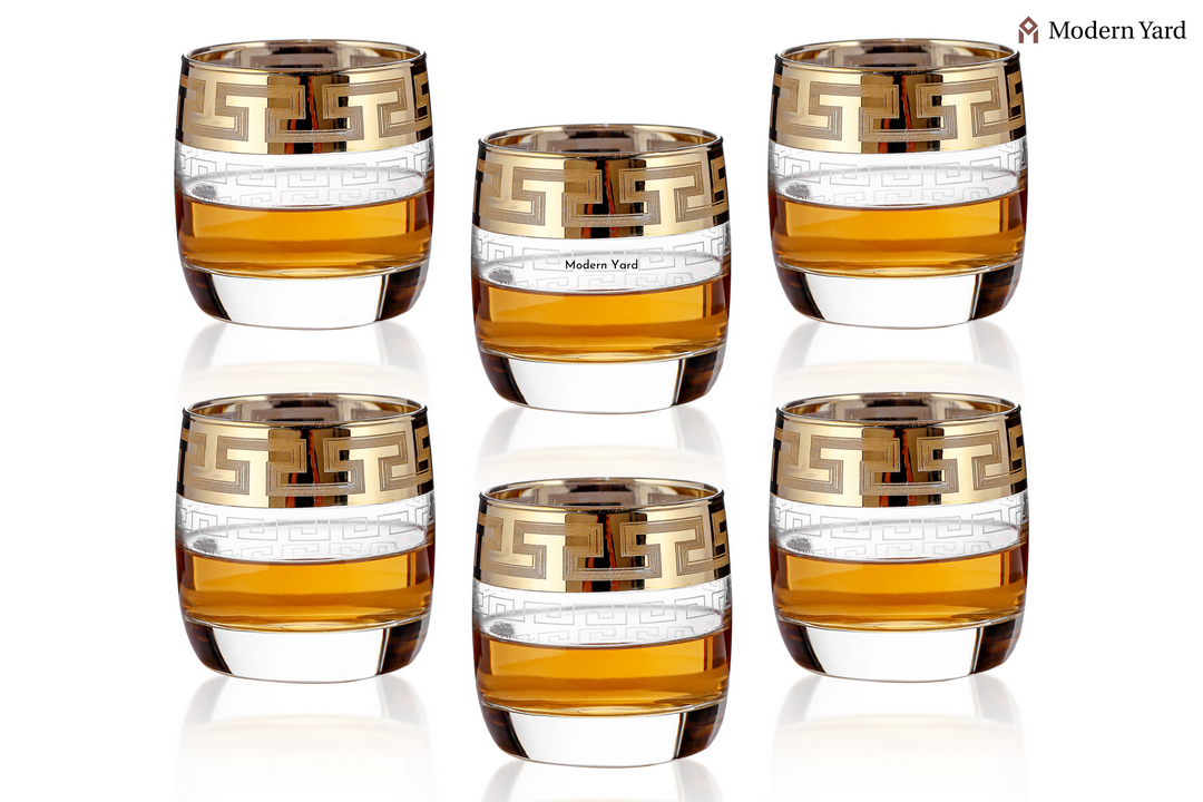 Centra Gold Plated Glass (Pack of 6)