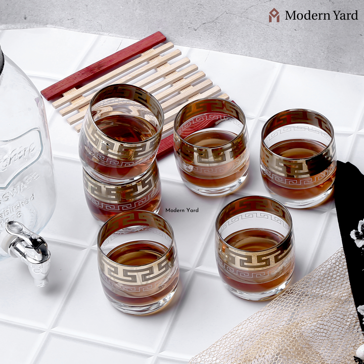 Centra Gold Plated Glass (Pack of 6)