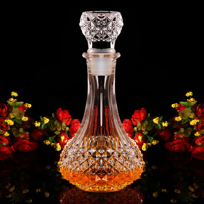 EUROPEAN LONG CHAMP CRYSTAL DECANTER