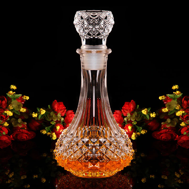 EUROPEAN LONG CHAMP CRYSTAL DECANTER