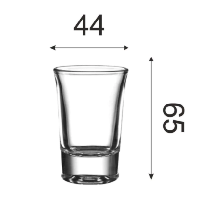 HEAVY BASE SHOT GLASS (35ML)