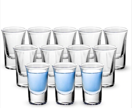HEAVY BASE SHOT GLASS (35ML)