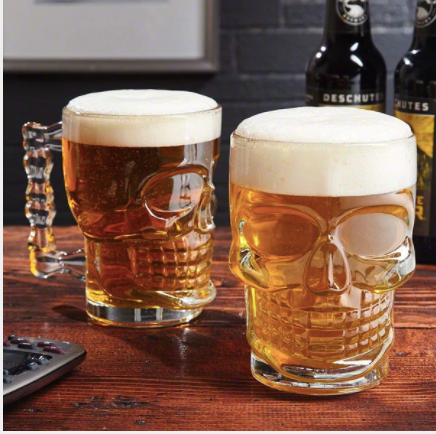 SKULL BEER MUG (500 ML)