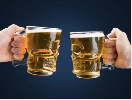 SKULL BEER MUG (500 ML)