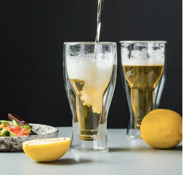 BEER DOUBLE-WALLED GLASS