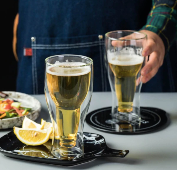 BEER DOUBLE-WALLED GLASS