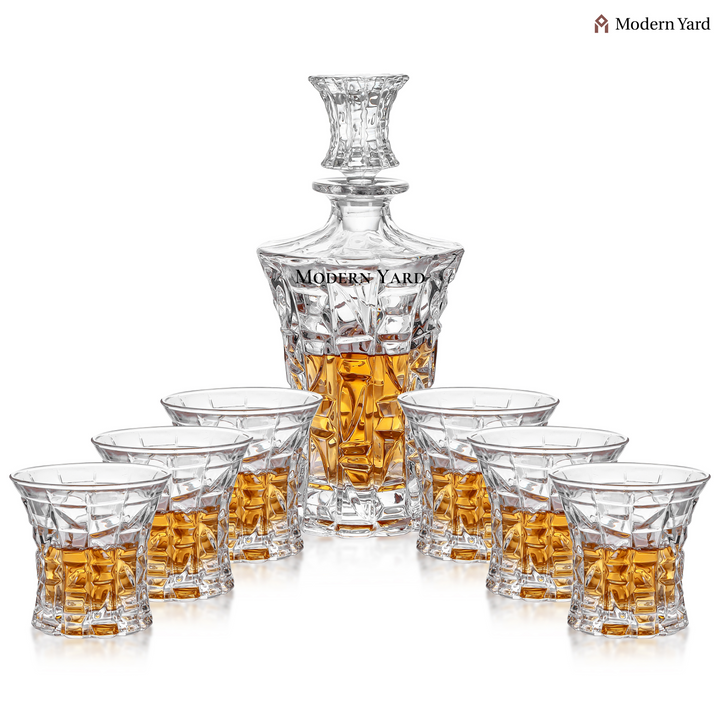 Falcon 7 Pcs Decanter Set with Glasses