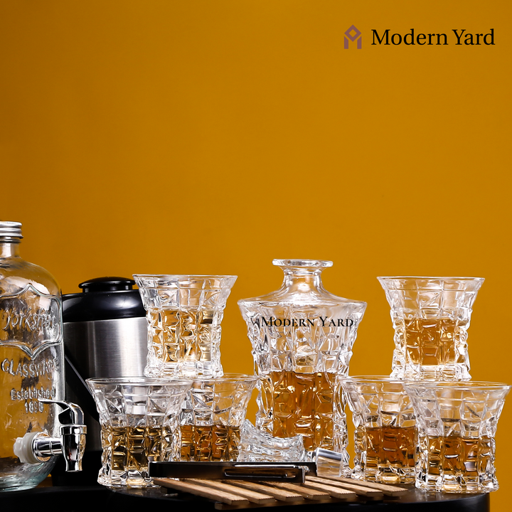 Falcon 7 Pcs Decanter Set with Glasses