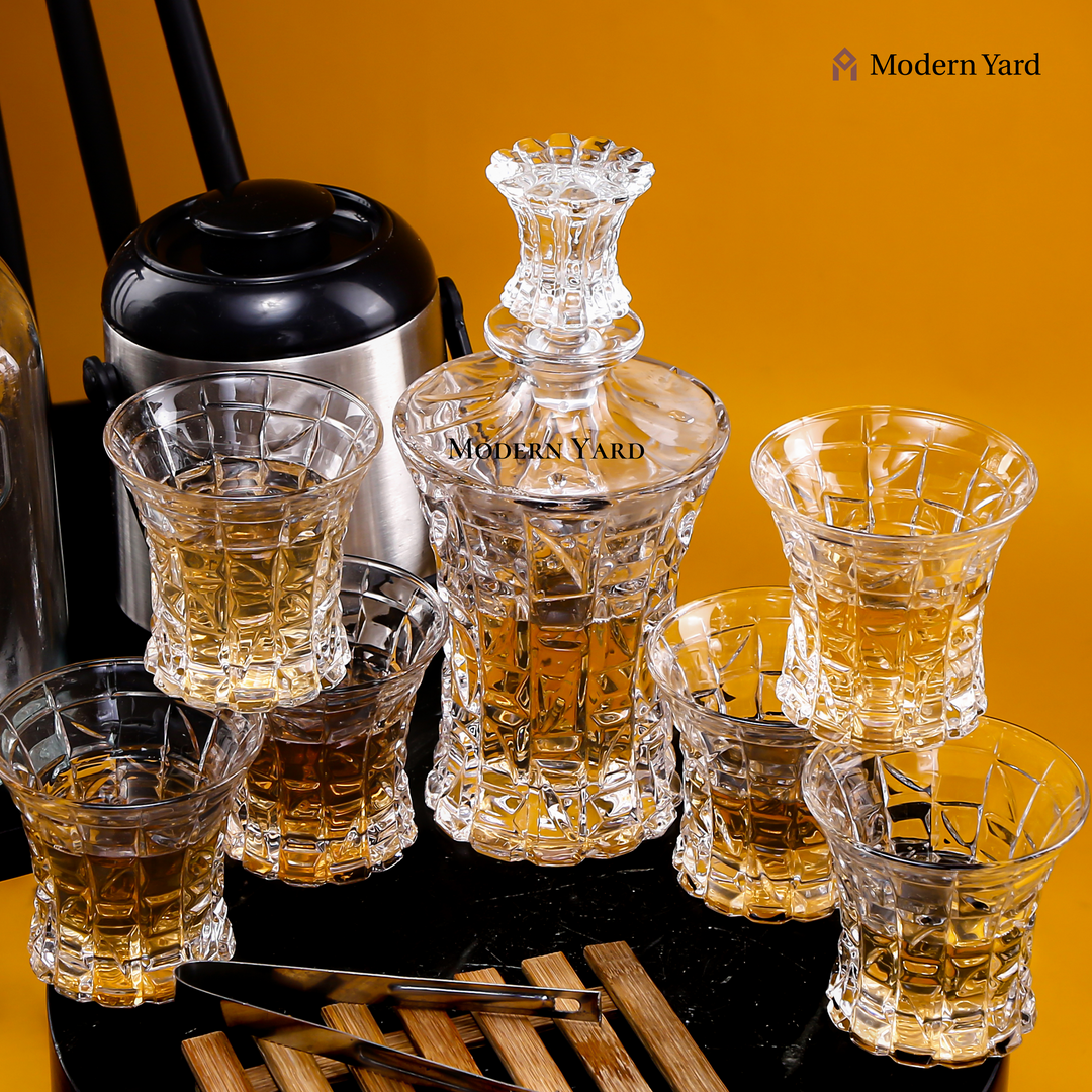 Falcon 7 Pcs Decanter Set with Glasses