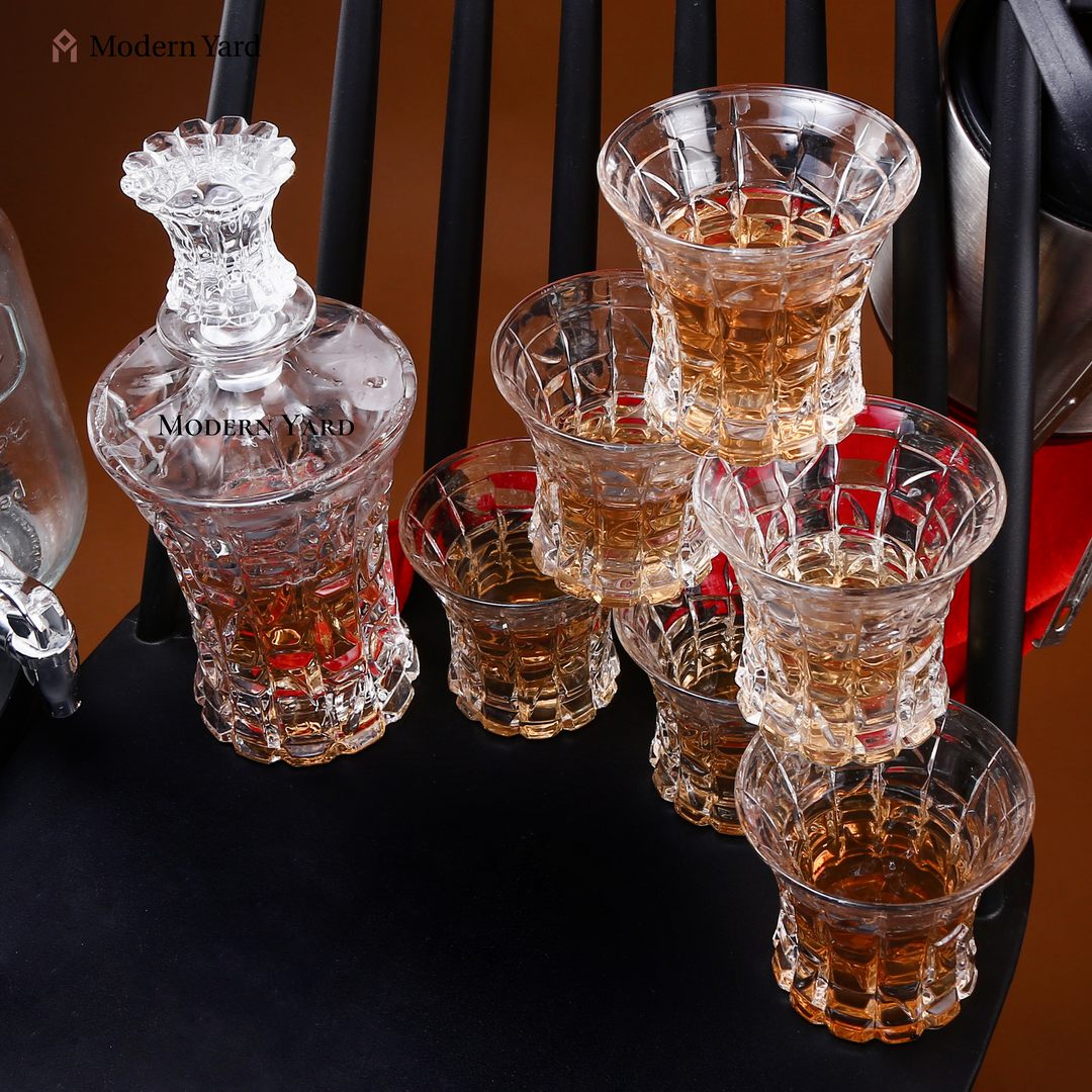 Falcon 7 Pcs Decanter Set with Glasses