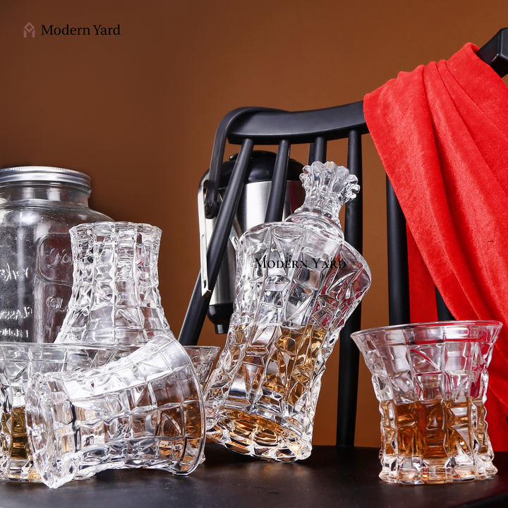 Falcon 7 Pcs Decanter Set with Glasses