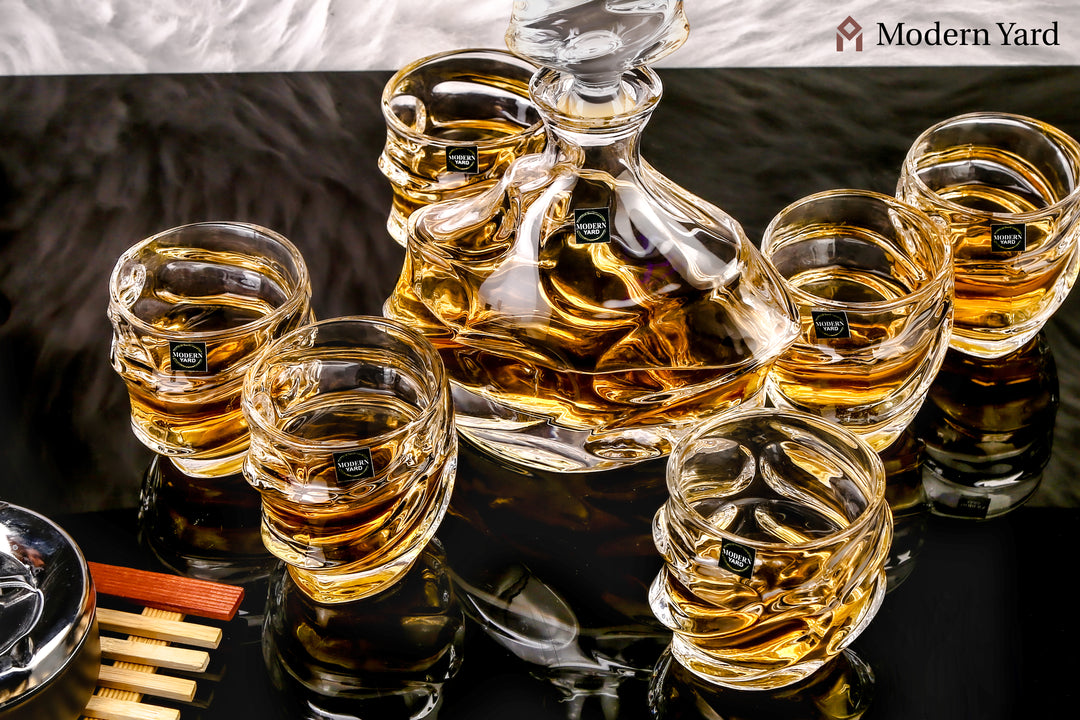 Dazzle 7 Pcs Decanter Set with 6 Glasses