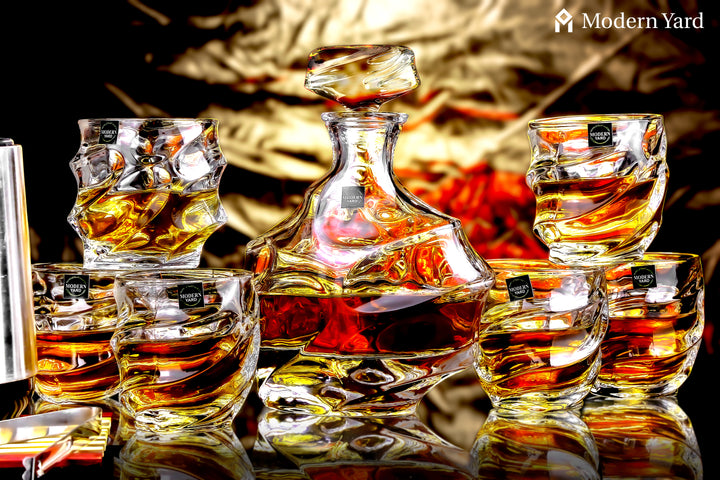 Dazzle 7 Pcs Decanter Set with 6 Glasses