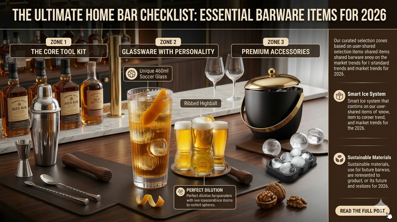 Essential Barware Items Every Home Bar Needs in 2026