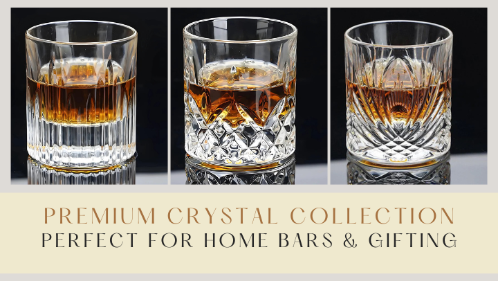 Premium Crystal Whiskey Glass – Elevate Every Sip with Luxur