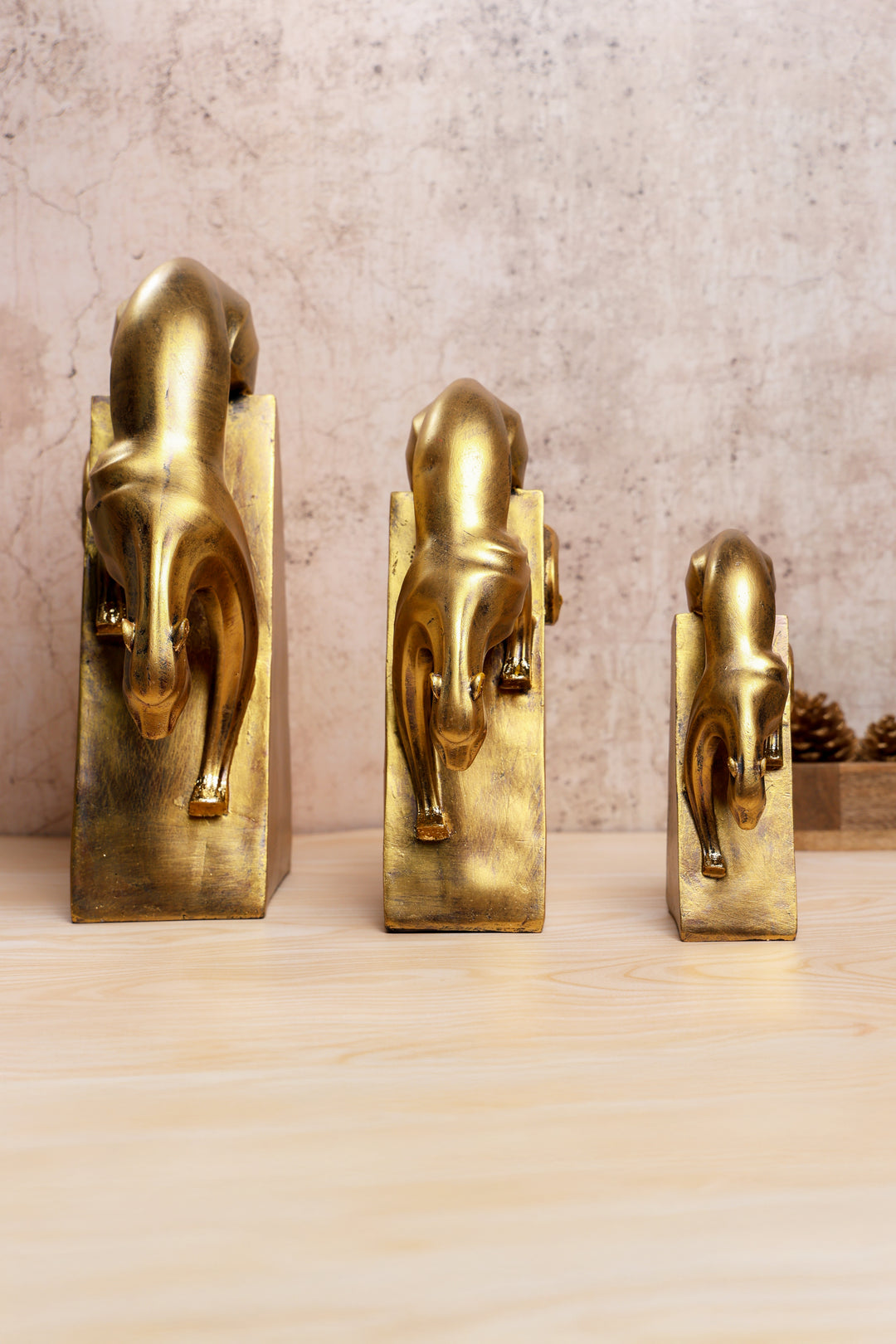 Panther Sculpture (3 Pcs Set)