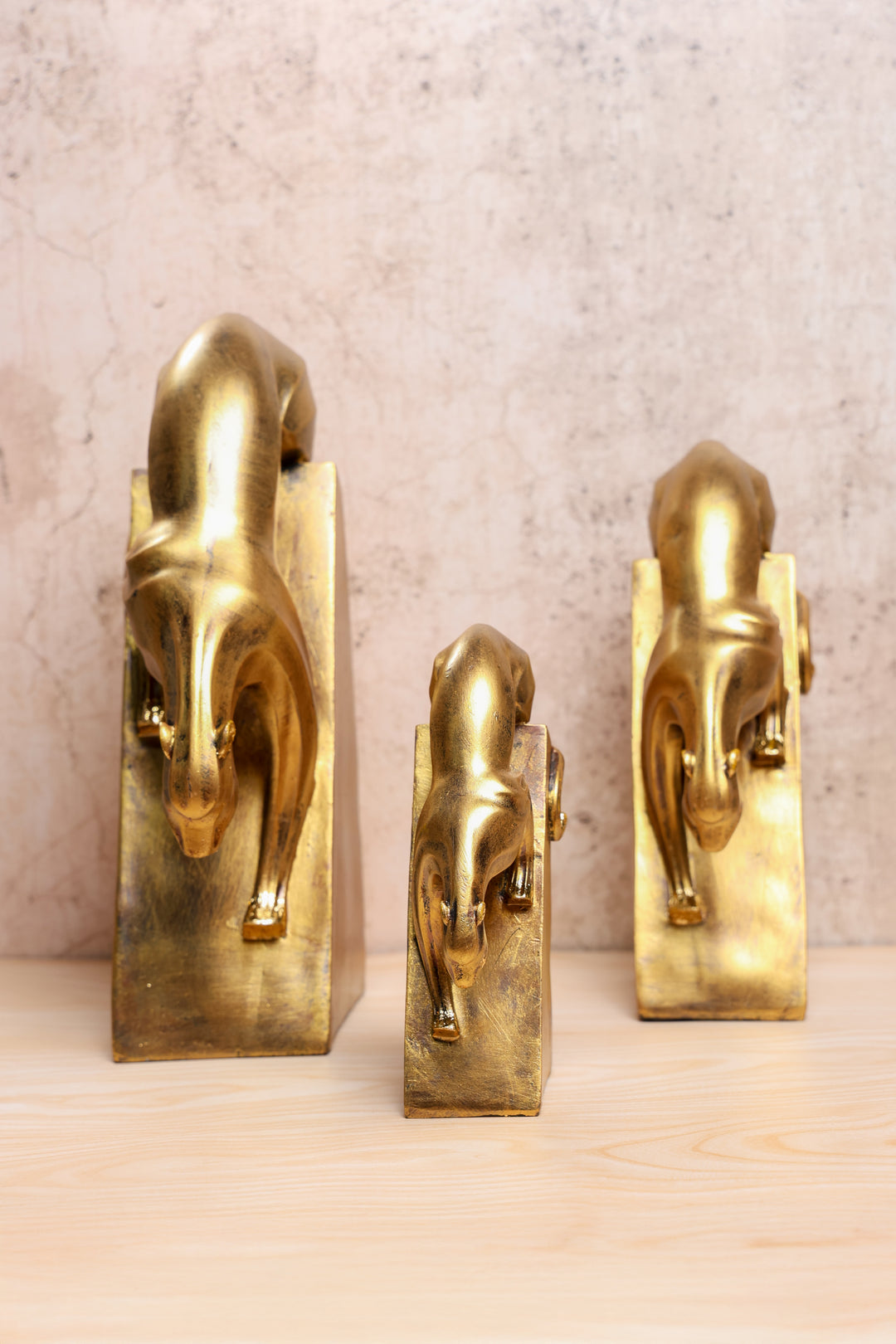 Panther Sculpture (3 Pcs Set)