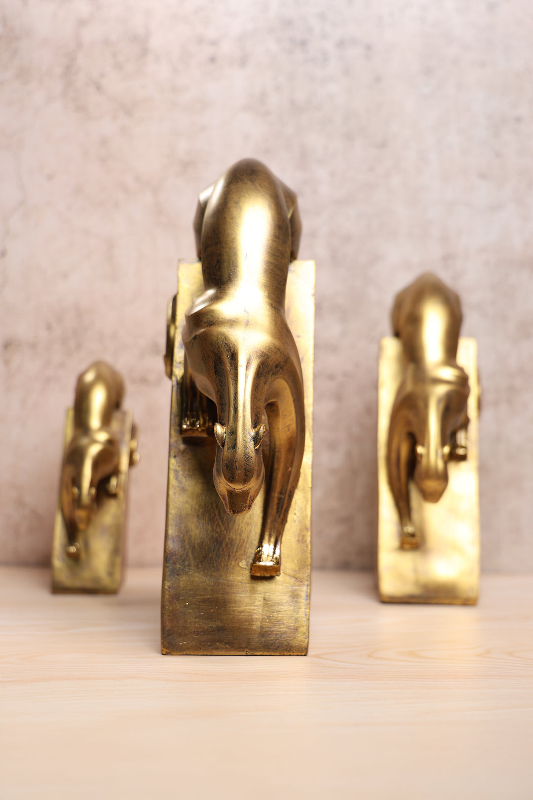 Panther Sculpture (3 Pcs Set)