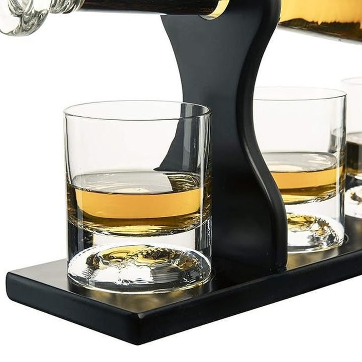 Baseball Whiskey Decanter Set - Pure Crystal (Premium Gift Box)