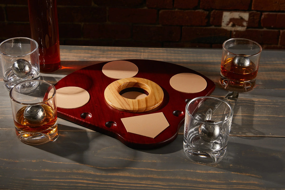 Baseball Whiskey Decanter Set - Pure Crystal (Premium Gift Box)