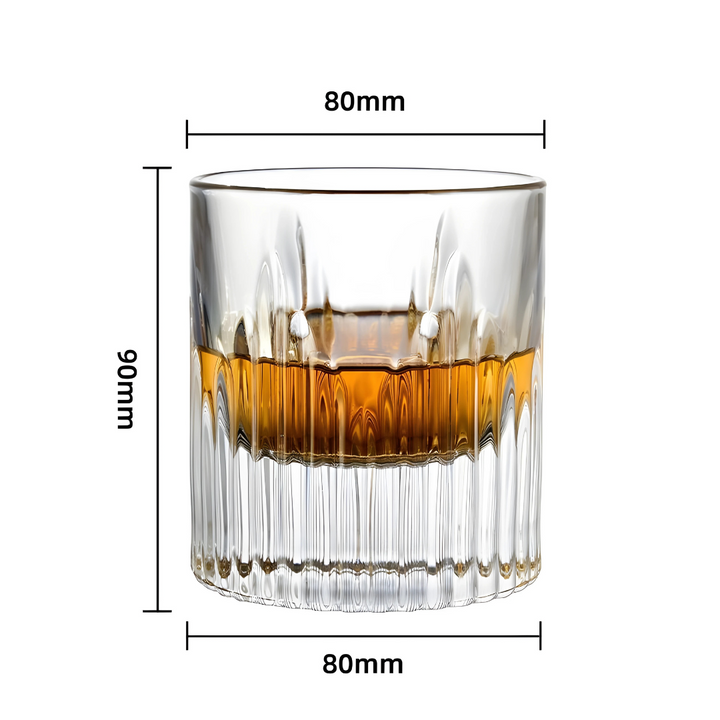 Noble Old-Fashioned Whiskey Glass - Pack Of 6 - Made with sapphire crystal