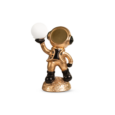 Golden Astronaut Big Lamp