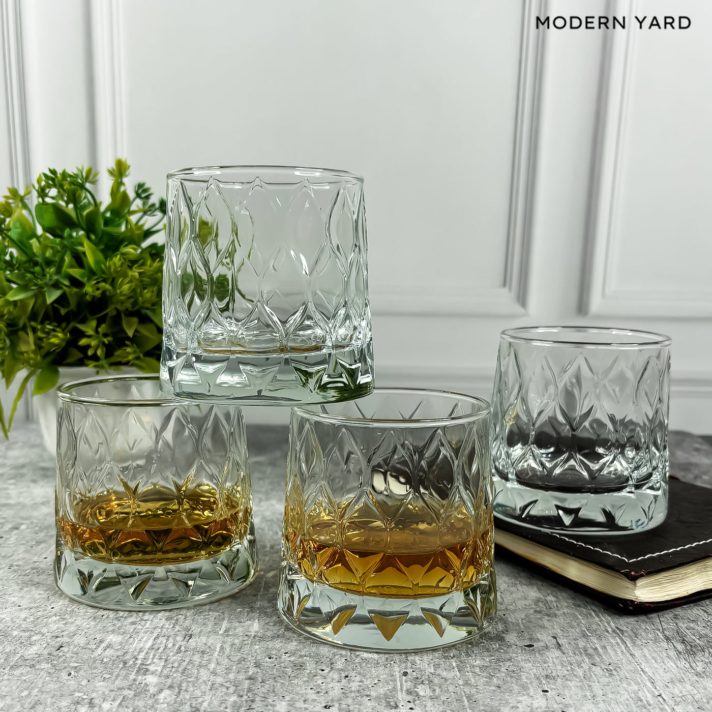 Oasis Whiskey Glasses (Pack of 4)