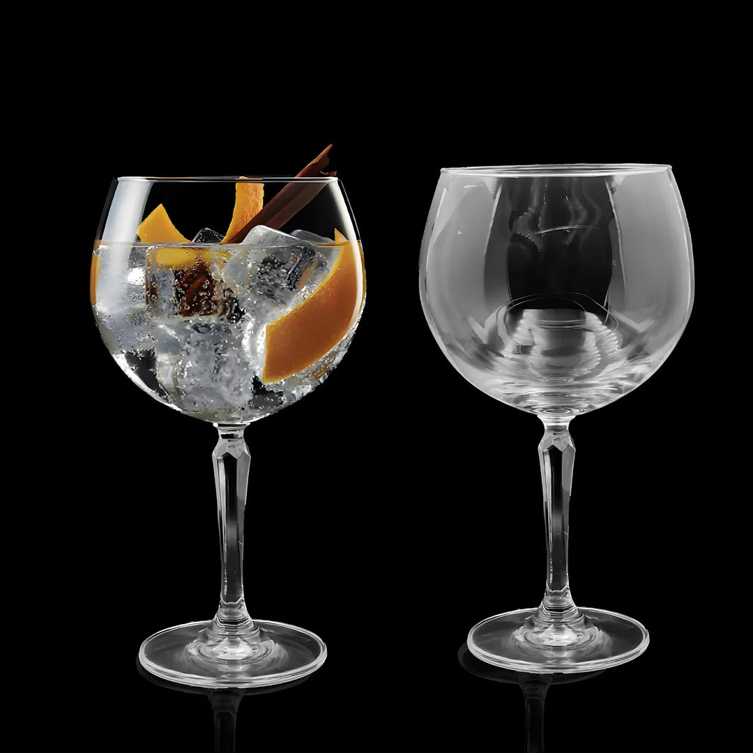 Diamond Cut Wine Glass - (Set Of 2)