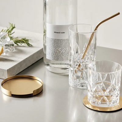 Streak Long Crystal Glass 370 ML (Set Of 6) -  Made In Germany