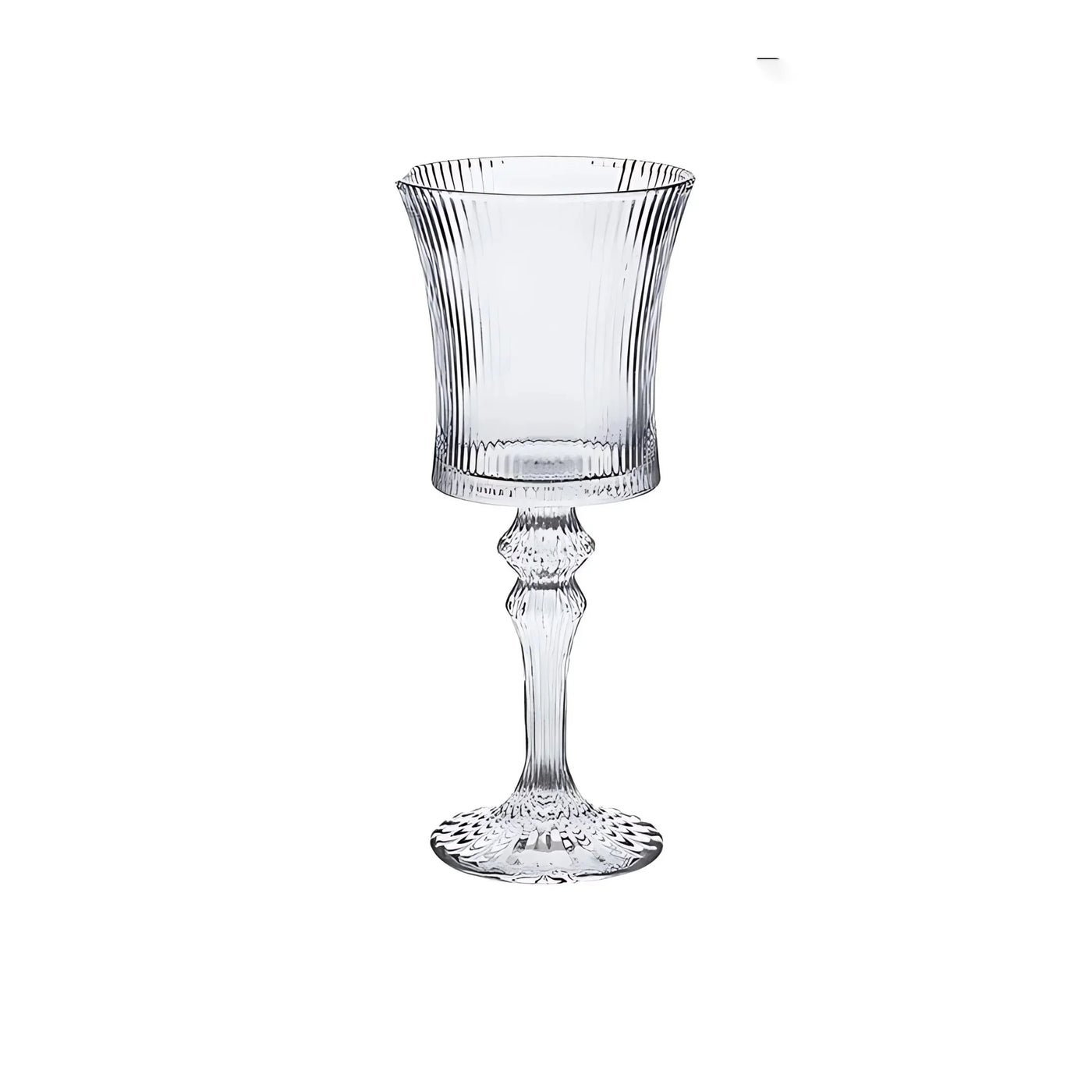 Vintage Striped Wine Glass - (Set Of 6)