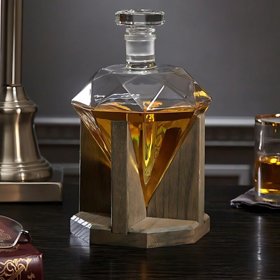 Kohinoor Crystal Decanter with Stand