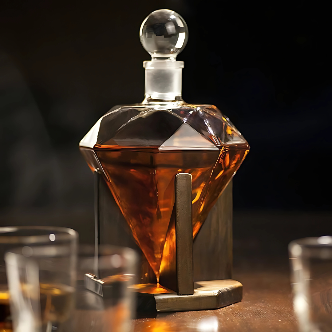 Kohinoor Crystal Decanter with Stand
