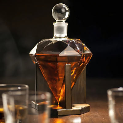 Kohinoor Crystal Decanter with Stand
