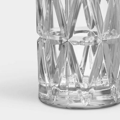 Streak Long Crystal Glass 370 ML (Set Of 6) -  Made In Germany