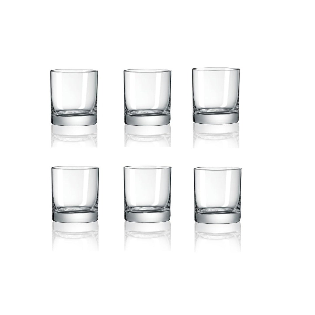 Rona Classic Whiskey Glass 390 ML (Pack of 6)