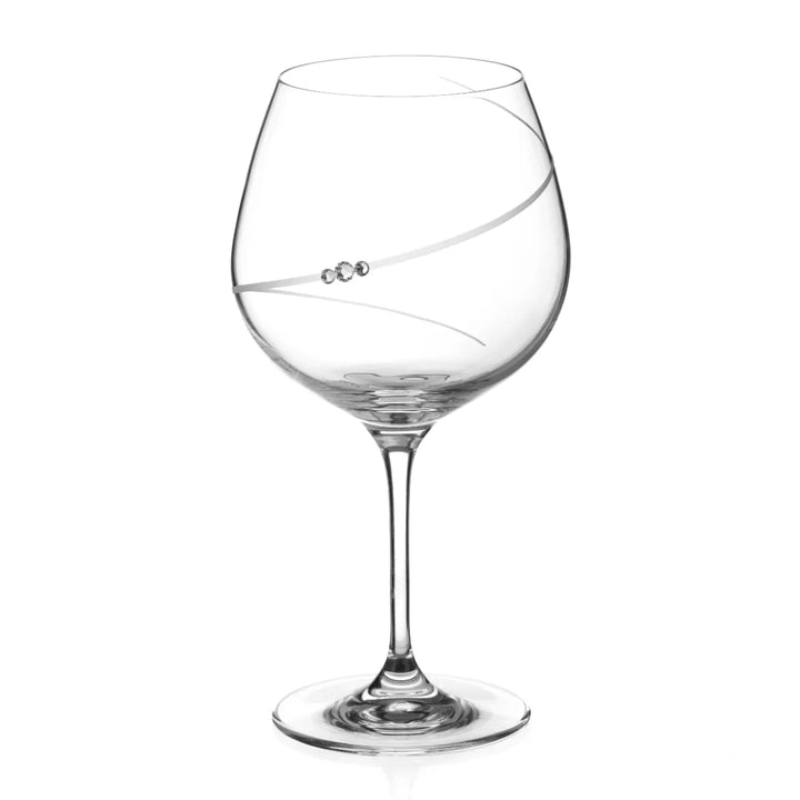 Silhouette Gin & Tonic Glass - Set of 2 ( Made With  Swarovski Crystals)
