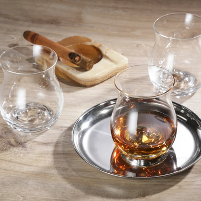 Pauline Crystal Whiskey Glass 390 ML (Set Of 6) - Made In Czech Republic