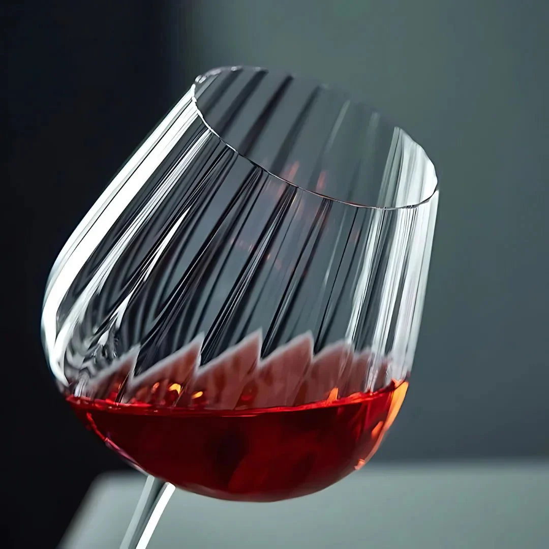 Ribbed Wine Glass (Pack Of 4)
