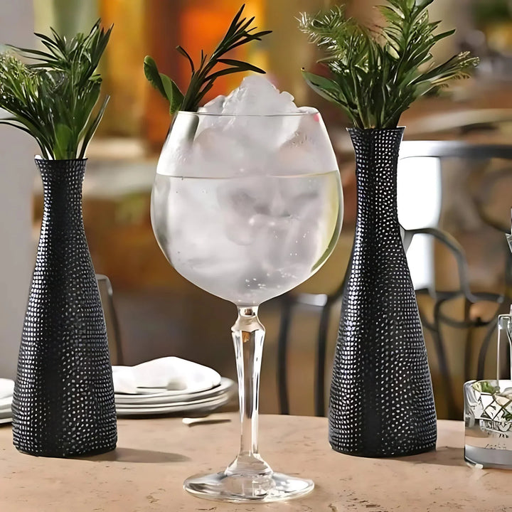 Diamond Cut Wine Glass - (Set Of 2)