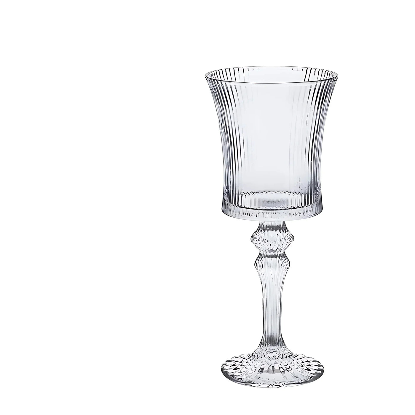 Vintage Striped Wine Glass - (Set Of 6)