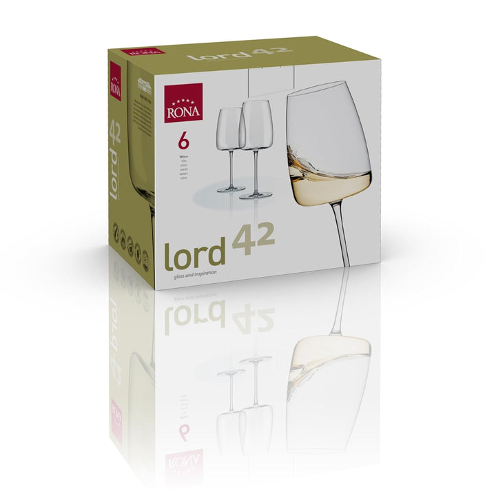 Rona Lord Wine Glass 670 ML (Pack of 6)