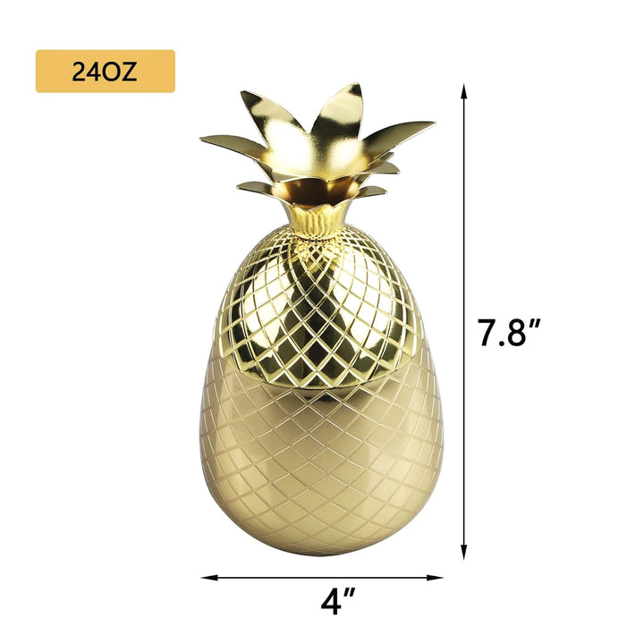 Golden Pineapple Cocktail Glass 500ML