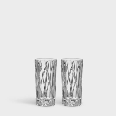 Mysterious Crystal Tall Glass 370 ML (Set Of 6) -  Made In Germany