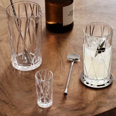 Mysterious Crystal Tall Glass 370 ML (Set Of 6) -  Made In Germany
