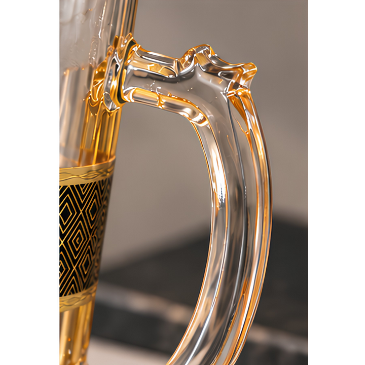 Royal Lion Gold Beer Mug - 400 ML (Made in Turkey)