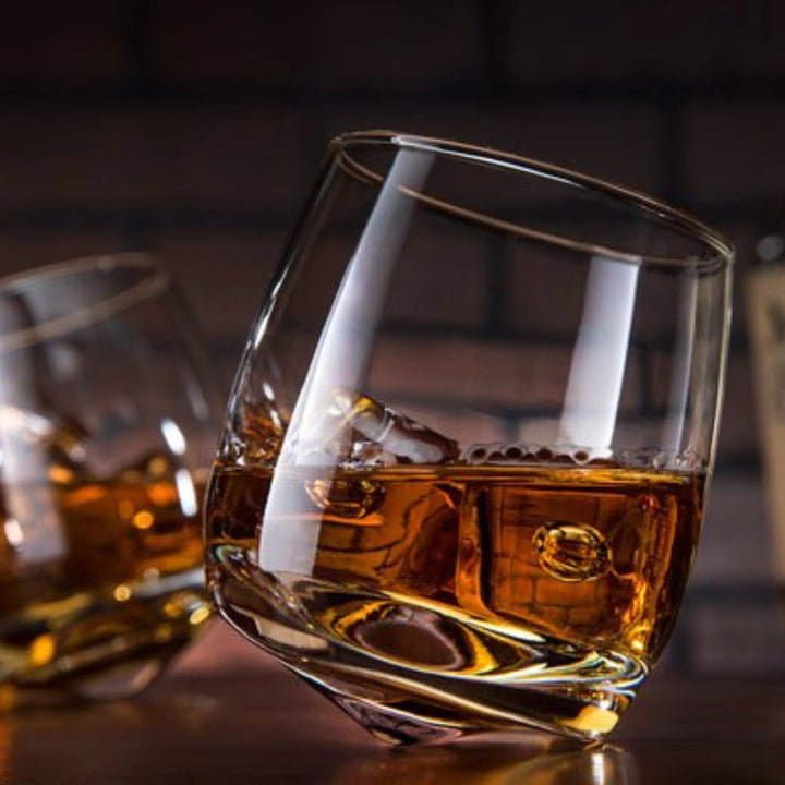 Cuba Rock Revolving Glass (Pack of 6)