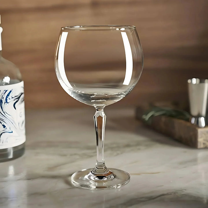 Diamond Cut Wine Glass - (Set Of 2)