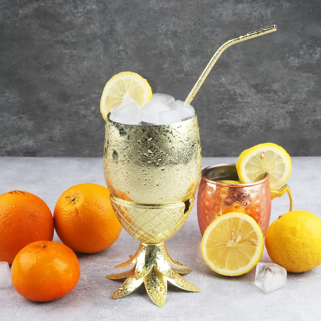 Golden Pineapple Cocktail Glass 500ML