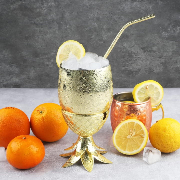 Golden Pineapple Cocktail Glass 500ML