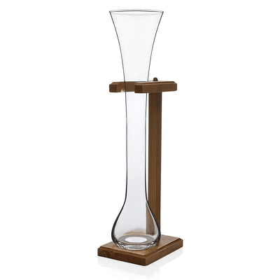 Ale Long Beer Glass with Wooden Stand (940 ML)